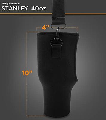 Fitted Sling Bag for Stanley 40 oz Tumbler with Handle, Protective Sleeve  Replacement Cover with Shoulder Strap, 40oz Adventure Quencher Cup