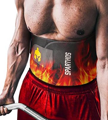 Men's Waist Trainer Sweat Belt Belly Fat Weight Burner Workout Wrap