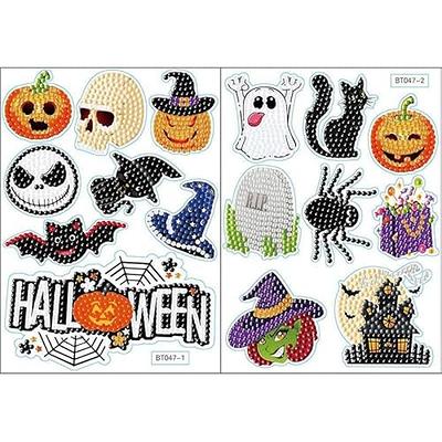 Ink and Trinket Kids Halloween Peg Doll Painting Kit, Makes 4