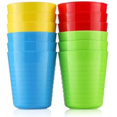 Youngever 8 Ounce Kids Cups, 9 Pack Kids Plastic Cups In 9  Assorted Colors, 8 Ounce Kids Drinking Cups, Toddler Cups, Cups for Kids  Toddlers, Unbreakable Toddler Cups: Mixed Drinkware Sets