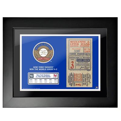 New York Mets Brandon Nimmo Framed 12 x 12 Game-Used Jersey Impact Frame