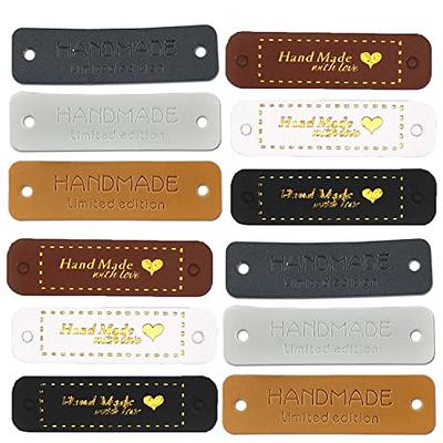 Personalised Crochet Tags, Crochet Tag Custom, Fabric Label for Handmade  Item, Handmade Knitting Labels, 25x25mm 