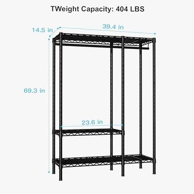 Vipek V1s Wire Garment Rack 4 Tiers Heavy Duty Clothes Rack