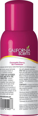 California Scents Coronado Cherry Car Air Freshener Spray - 3.5 oz - Yahoo  Shopping