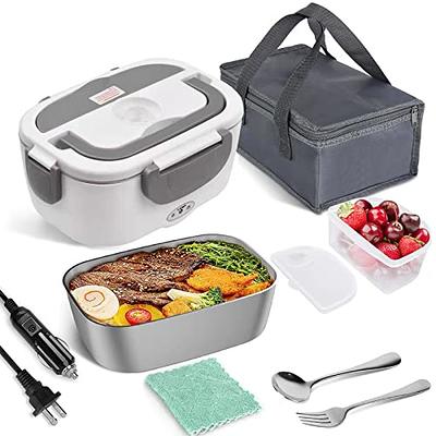 Electric Lunch Box,2 In 1 Portable Lunch Box Food Heater Upgraded Sealing  Ring Waterproof And Leak-Proof For Car/Truck And Work 12v 110v 55w  ,Stainless Steel Container Spoon Fork&Handbag - Yahoo Shopping