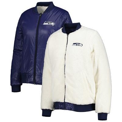 Seattle Seahawks G-III Sports by Carl Banks Lightweight Quarter-Zip Pullover Jacket - College Navy