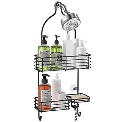 Rustproof Hanging Shower Caddy, Double Layer Stainless Steel Over