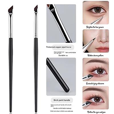 KAAGEE 5pcs Eyeliner Brushes Set Ultra-Thin Angled Eyeliner Brush Fine  Point Eyeliner Brush Eyebrow Concealer Brushes Eyeliner Smudge Brush for  Precision Eye Liner Brows Makeup Tool - Yahoo Shopping