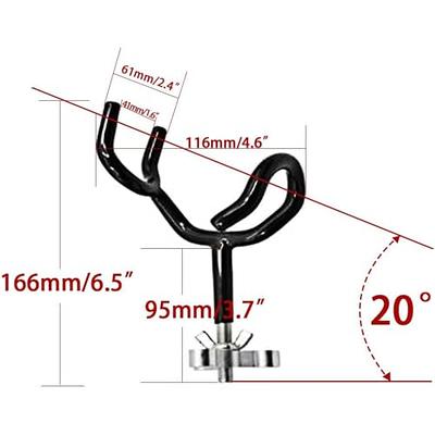 Mojiate Sure Grip Steel Boat Rod Holder PVC Coated Steel Wire Fishing Pole  Holder with Mounting Base Fishing Rod Holder for Boat, Ship, Yacht (6) -  Yahoo Shopping