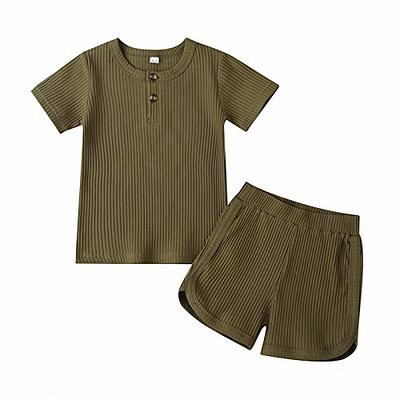 Gerber Baby and Toddler Boys' Sweater Knit Set - Olive Green - 12 Months - 2-Piece