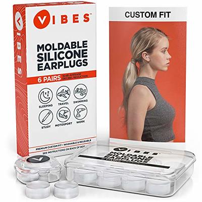 PQ Wax Ear Plugs for Sleep - 15 Silicone Wax Earplugs for Sleeping