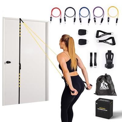 Adjustable Resistance Bands, Bands Set + Pouch