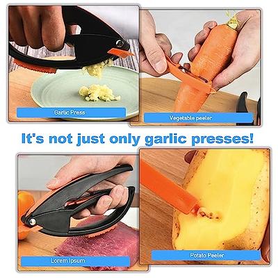 Multi-Functional Garlic Shredder Fruit Peeling Knife Manual Garlic