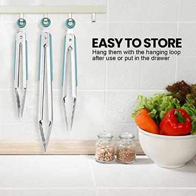 Stainless Steel Easy-Lock Extra Long Kitchen Tongs