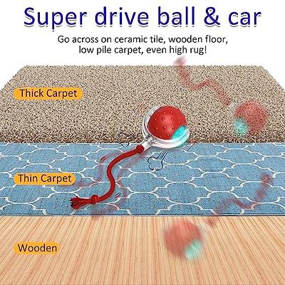 Giociv Interactive Cat Toys Ball for Indoor Cats Fast Rolling on Carpet,  Chirping & Motion Activate Cat Toys (Red) - Yahoo Shopping