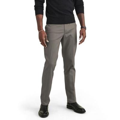 Smith's Workwear Men's Stretch Fit Mid-Rise 5-Pocket Canvas Pants,  Double-Tough Stitching