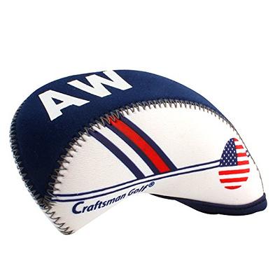 Craftsman Golf White & Blue US Flag Neoprene Golf Club Head Cover