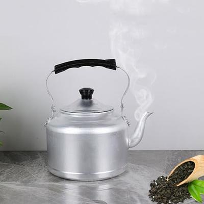 Tea Kettle, Toptier Teapot Whistling Kettle with Wood Pattern Handle Loud  Whistle, Food Grade Stainless Steel Tea Pot for Stovetops Induction Diamond  Design Water Kettle, 2.7-Quart Dark Green - Yahoo Shopping