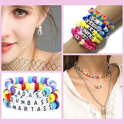 LIS HEGENSA 1300 Pcs DIY Childrens Crafts Beads Friendship Bracelet Kit,  with Pony Beads Letter Beads and Elastic Cord, Colorful Charms, Used for  Custom Necklace Bracelets and Jewelry Decor - Yahoo Shopping