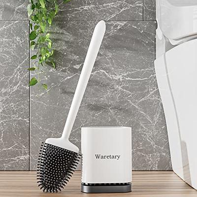 Easy Handy Toilet Brush, Silicone Toilet Brush and Holder, Wall Mounted  Toilet Brush Holder, Automatic Toilet Brush, No-Slip Long Handled Wall  Mount