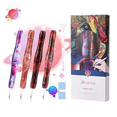 ZYNERY 3 PCS Wax Pen, Diamond Painting Pens No Wax Needed Self-Stick Drill  Pens, Diamond Art Pens for DIY Crafts Painting Cross-Stitch Nail Art