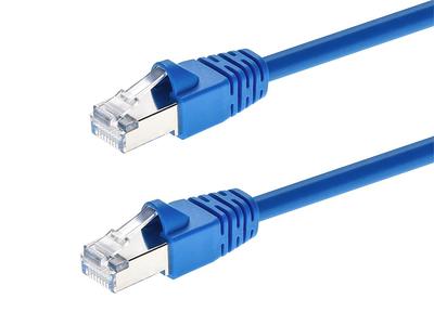 Cat 7 Ethernet Patch Cable/s -10 FT (2 Pack) 10G Double Shielded S/FTP