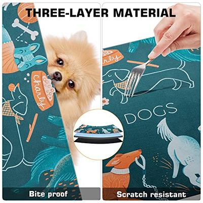 KVK 39.4 by 29.5in XXXL Dog Food Mats for Floors Waterproof Non Slip - Dog  Mat for Food and Water Bowls - Silicone Placemat for Dog Cat Pet Protect