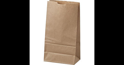Duro 1/6 Brown Paper Bags - 500/Bundle