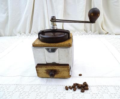 Vintage Manual Coffee Grinder Stainless Steel Manual Conical Burr