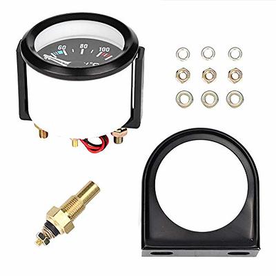 GoolRC 52mm Water Temperature Gauge Car Digital Meter LED Display 9-36V  with Temperature Sensor Alarm Function - Yahoo Shopping