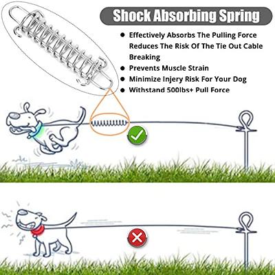 XiaZ Dog Runner Tie Out Cable for Dogs Up to 60/120/250 Pound