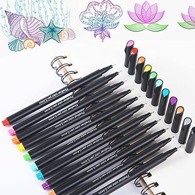 Upanic Journal Pens,24 Colorful Planner Pens,Fineliner Colored Pens,Fine Tip  Drawing Pens Porous Fineliner Pen for Journaling,Writing Note,Coloring for  School Supplies - Yahoo Shopping