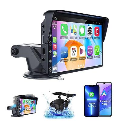 Portable Apple Carplay Screen for Car, 7 Inch IPS Touchscreen Car Stereo  Support Wireless Carplay&Android Auto, Backup Camera, AirPlay, Bluetooth,  Mirror Link/Mic/TF/USB/AUX for All Vehicles - Yahoo Shopping