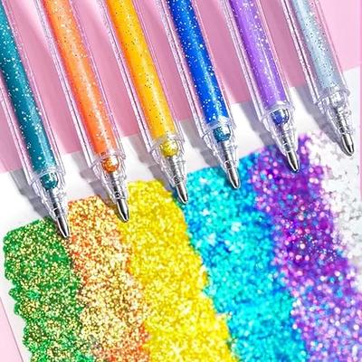 DENGWANG Strengthfully Glitter Gel Pen Set, Strengthfully Markers, Glitter  Gel Pen Set, Glitter Gel Pens for Adult Coloring, Photographw Glitter Pens  for Writing (8 Pcs+Core) - Yahoo Shopping