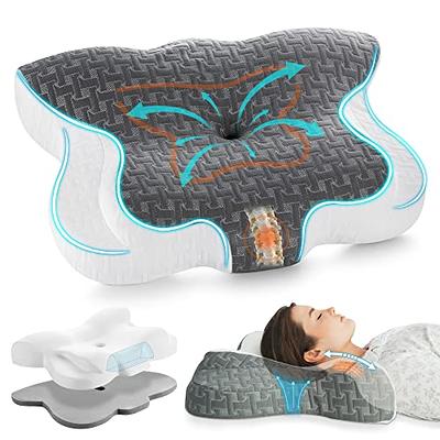 OasisCraft Bed Wedge Pillow, Adjustable 8&12 Inch Folding Memory Foam  Sleeping Pillow Incline Cushion System for Legs and Back Pain with Washable