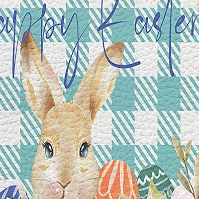 PIEPLE Happy Easter Indoor Outdoor Front Door Mat, Waterproof/Oil