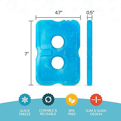 MIER Reusable Ice Pack Long-Lasting Cooler Freezer Packs