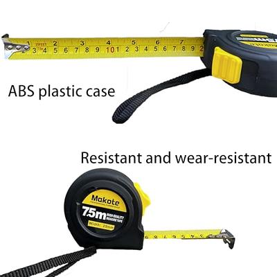 Hoteam 8 Pcs Tape Measure 25 Feet, Easy Read Bulk Measuring Tape  Retractable Yellow Measurement Tape with Fractions 1/8