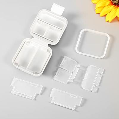 4 Pack Pill Case Portable Small Weekly Travel Pill Organizer