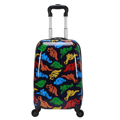 Kiddietotes Panda Durable Carry on Luggage Scooter for Kids