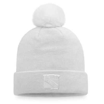 Fanatics Branded Heather Gray New York Giants Cuffed Knit Hat with Pom