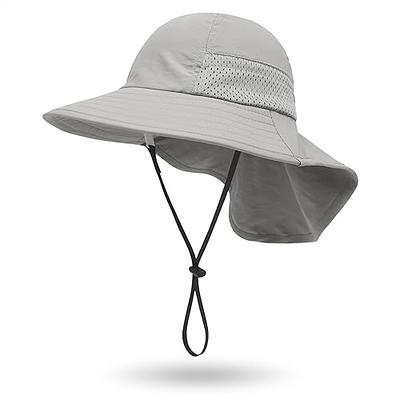 Muryobao Men Sun Hat Summer Wide Brim UPF 50+ UV Protection Bucket