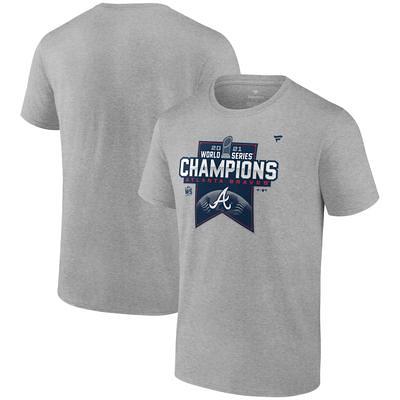 Atlanta Braves Fanatics Branded Cooperstown Wahconah T-Shirt - Heathered Gray