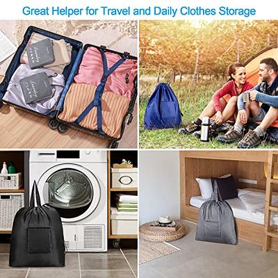 Small Laundry Bags with Carry Straps, Drawstrings, Locking Closures