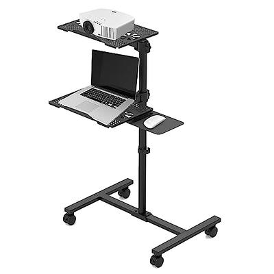  Swivel Laptop Stand for Desk, Adjustable Height