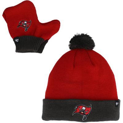 Women's Tampa Bay Buccaneers Fanatics Branded Red Iconic Cuffed Knit Hat  with Pom