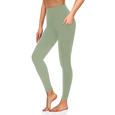 Yogalicious Womens High Waist Ultra Soft Nude Tech Leggings for Women -  Lavender Gray - Large