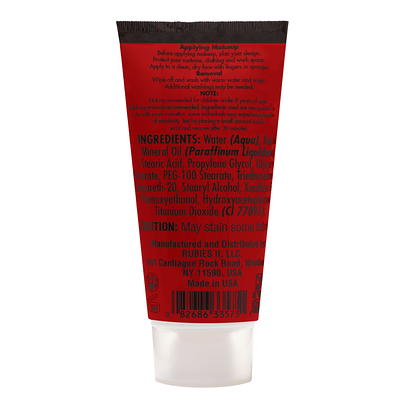 MEICOLY Red Cream Face Body Paint,2.1Oz Water Based Washable Body  Paint,Smudge-Proof Liquid Full Body Paint for Adults and Kids,Halloween SFX  Special