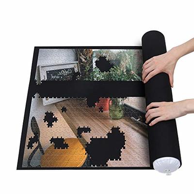 Lavievert Jigsaw Puzzle Roll Mat Felt Mat for Puzzle Storage Puzzle Saver  Up to 1500 Pieces, Long Box Package, No Folded Creases, Environmentally