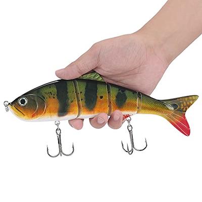 BLUEWING 3D Diving Minnow Jerkbait Lure Deep Diving Trolling Lures